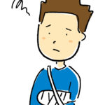 腕骨折イラスト